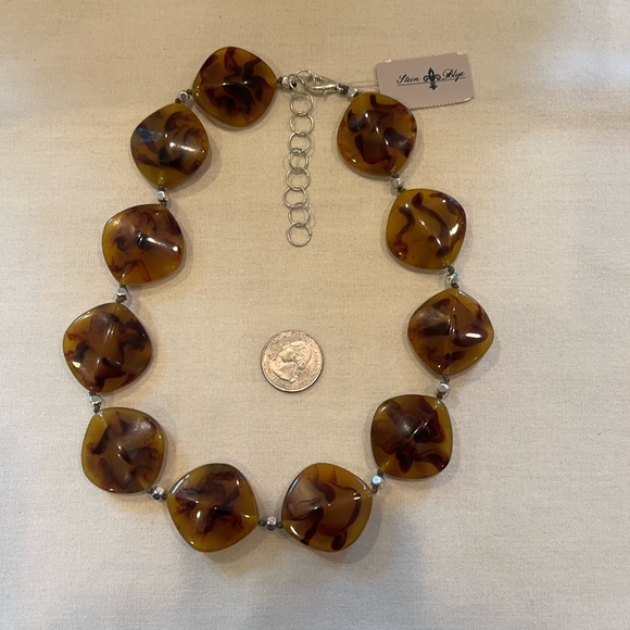 Stein Blye Stone Choker Necklace, NWT - Picture 14 of 16